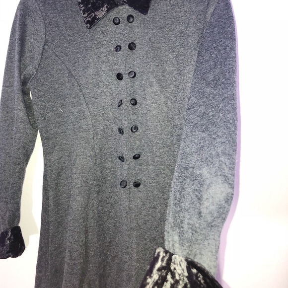 Vintage D.B.Y. Ltd Wednesday Adams Black Dress - Picture 4 of 6